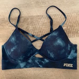 Victorias Secret Pink Bonded push up bra